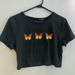 SheIn Butterfly Top